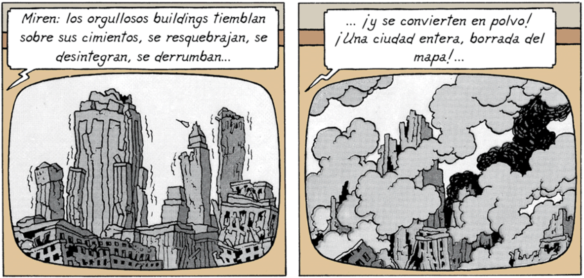 Les tours buildings s'effondrent World Trade Center 11 septembre 2001 New York dans L'Affaire Tournesol